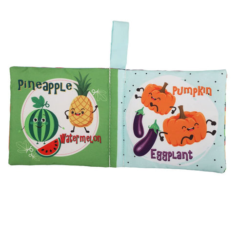 Baby Books Toys Gifts, Touch and Feel Cloth Crinkle Books for Babies, Early Learning Toys for 0-18 Months, 6 PCS