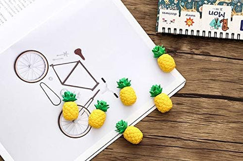 iMagitek 30 Pack Mini Pineapple Erasers for Kids Party Bag Favors and Classroom Prizes