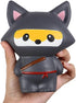 Anboor 2 PCS Squishies Ninja Jumbo Panda and Fox - Slow Rising Kawaii Scented Soft Animal Toys