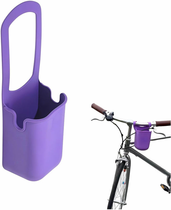 Universal Foldable Silicone Cup Holder Dual-Open Design fits Most Bottles&Cups.Leak-Proof, Food-Grade Silicone,Easy