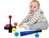 Aoneky Mini Foam Tball Set for Toddlers, Carry Bag Included, Best Baseball T Ball Toys for Kids Age 1 (Blue)