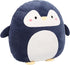 Cute Penguin Plush Cuddle Pillow, ARELUX 16inch Stuffed Animal Plush Toy, Festival Room Decor for Friends Family