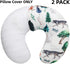 FIGEPO 2 Pack Nursing Pillow Cover Neutral Stretchy Removable Baby Nursing Covers for Breastfeeding Pillows Soft