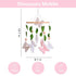 Pink and White Butterfly Crib Mobile - Charming Nursery Decoration