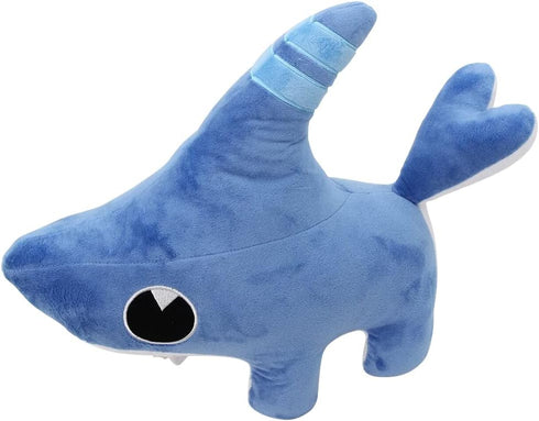 Large Shark Dog Stuffed Animal Plush Toy, Kawaii Shark Puppy Plushie Doll (Blue)