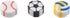 300 PCS Mini Fun Balls Erasers for Kids, Assorted Novelty Pencil Erasers for Party Favors and School Prizes