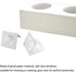 Coin Flips for Half Dollars - 50 PCS Cardboard Holders for 2x2 inch Pockets, 31.5mm/1.2inch