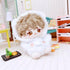 niannyyhouse 10cm~15cm 20cm 40cm Plush Doll Clothes Hoodie Pants Milk Bear Outfit Doll Accessories Dress Up (10cm~15cm)