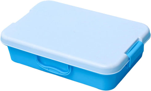 Xinsheinelry Box,Stackable Sand Tray Set with Lid Stickers Portable Sensory Bin for Kids