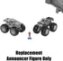 Hot Wheels Replacement Parts Monster Trucks Wreckin' Raceway Playset - HGV12 ~ Replacement Announcer Figure