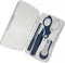 ORFOFE Nail Clippers Set Fingernail Scissors with Ergonomic Handle Portable Grooming Kit