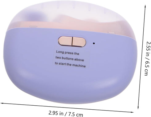 Trimming Pinching ibasenice Electric Nail Clipper with Ergonomic Handle Automatic for Adults Boy Girl Speed Control