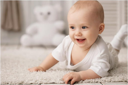 Bambini Hooded Towel Bundle - Bath Mittens, Blanket, and Robe Included