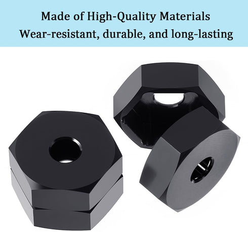 4Pcs 14mm to 17mm CNC Wheel Hex Hub Adapter for 1/8 Typhon/Kraton/Outcast/Notorious RC Big Rock Crawler Upgrades