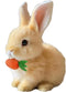 Nenrte Bunny Realistic Bunny Toy, Easter Bunny Toy, Rabbit Interactive Hopping Bunny Toy-Jumping,
