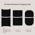 PHF Baby Changing Pad Covers for Boys Girls, 2 Pack Ultra Soft Microfiber Sheets for Most Changing Pads, Black & Black