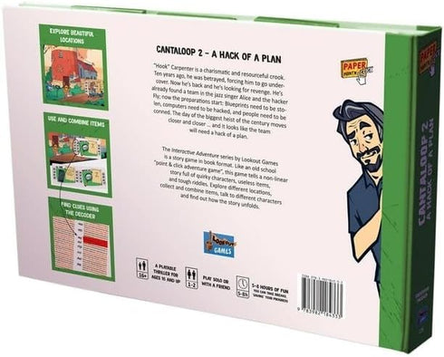 Cantaloop A Hack of a Plan (Book 2) | Interactive Adventure Game for 1-4 Players, Ages 13 and Up