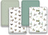 FIGEPO 4 Pack Pack (Pack Mallard Duck Baby N Play Sheets Neutral Unisex Breathable Fitted Nursery Sheets for Baby Girl