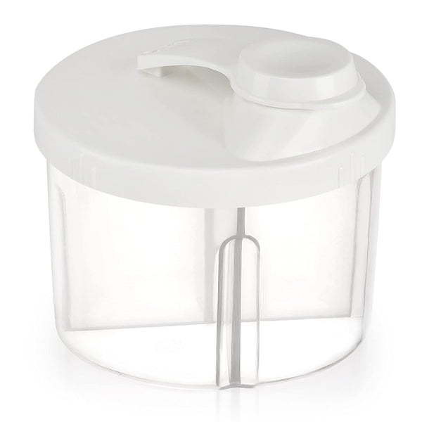 Accmor Baby Formula Dispenser On The Go, Non-Spill Rotating Four-Compartment Formula Container