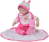 Reborn Baby Dolls Outfit Clothes Accessories for 16-18 Inch Newborn Baby Girl Dolls Matching Clothing