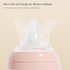 0 7 oz Gulicola Newborn Breastfeeding Baby Bottle with Extra Slow Flow Nipples, Months+, Anti Colic, BPA Free PPSU