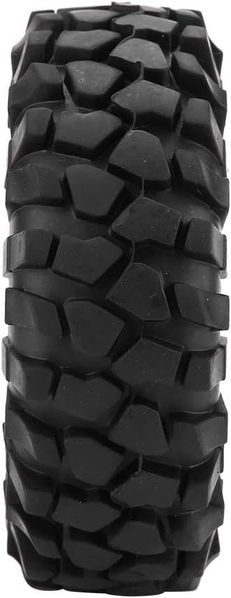 TOPINCN RC Rubber Wheel, 4pcs 1:10 RC Wheel Tires for HSP/Redcat/Axial/SCX10/1/10 Scale RC Car