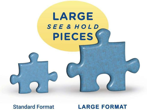 500 Ravensburger - Dream Library - Piece Large Format Jigsaw Puzzle - Beautiful Colors and Intricate Details - Premium