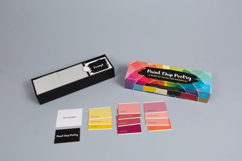 Paint Chip Poetry - A Game of Color and Wordplay, Unique Poem Gift for Teachers