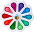 Poppin Colors - Kids Spinning Toy, Push and Pop Dimple Toy, Educational Toy for Ages Over 15 Months