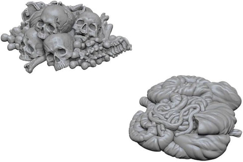 WizKids Deep Cuts Unpainted Miniatures Terrain: Wave 6 - Pile of Bones & Entrails
