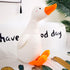White Swan Stuffed Animal, Funny duck Plush Doll, Soft Pillow Cushion Cute Goose Plush Toy Stuffed Animals Toy Gifts for Kids (65 cm/25.6 inch