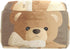 NZOOHY Backpack Mommy Backpack Brown Teddy Bear Bow Personalized Diaper Bag Multi-Function Custom with Name Large