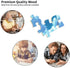 Bible Verses Christian Gifts Round Wooden Puzzles, 150 Pieces Jigsaw Educational Toys for Home Decor