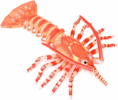 GracesDawn Plush Lobster Stuffed Animal, Australian Lobster Doll, 33.5 inch Long Red Plush Toy for Courage and Appetite