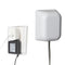 Qdos Safety Medium Outlet Cover Box for Baby Proofing, Secure Hidden Lock, Easy Install, 1 Pack.