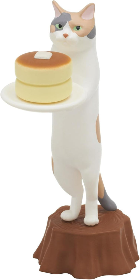 Kitan Club Cat Cafe Plastic Toy - Blind Box with 1 of 5 Collectable Figurines, Authentic Japanese Design