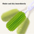 3 PCS Baby Bottle Cleaning Brush, Durable Silicone Bottle Brush for Washing Baby Bottles, Vases, and Glassware
