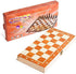 Wooden Chess Set - Folding Board, 12 Inches Handmade Portable Travel Chess Game for Kids and Adults