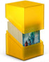 Ultimate Guard Boulder 100+ Classic Deck Case - Secure Storage for 100 Double-Sleeved TCG Cards, Amber