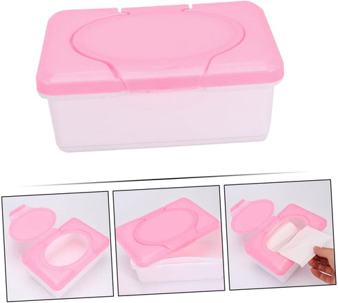 Portable Wipe Dispenser Box - Reusable Holder for Baby Care and Travel