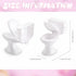 2 Pieces Mini Toilet Seat Toy, Doll House Furniture Miniature Classic Bathroom Accessories (White)