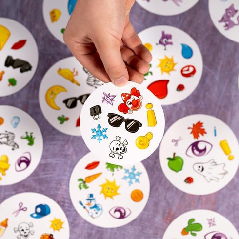 Zygomatic Spot It! Classic Card Game (2024 Refresh), Eco-Sleeve Edition, 5-in-1 Visual Perception Game for Family Fun