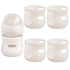 Kingwi 4 Pack Silicone Sleeves for Avent Natural Glass Baby Bottles, Anti Breakage