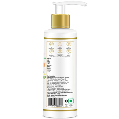 Mom & World Baby Hair Oil - Organic Coldpressed Natural Oil for Kids, 200ml