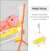 Toddmomy Dollhouse Hospital Bed, Infusion Bottle Toys, Mini Bed, Doctor Role Play Toys, Dollhouse Accessories for Kids