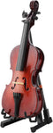 5.5in Dollhouse Miniature Wooden Cello with Bow Stand & Case, Musical Instrument Accessories Gifts