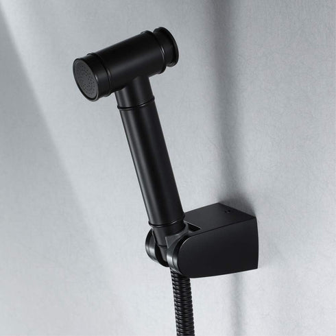 XKHLQLPEF Set Handheld Bidet Sprayer for Toilet Cloth Diaper Sprayer Black ABS Portable Cloth Diaper Wash Shower