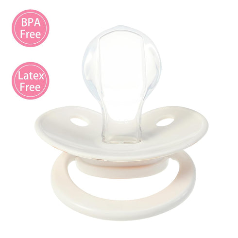 Cute Adult Sized Pacifier - Large Shield Butterfly Binky for Anxiety Relief with Puppy Print