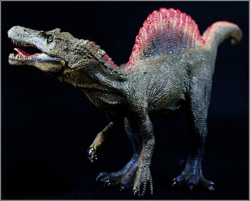 Spinosaurus Toy with Moveable Jaw, Dinosaur Action Figure for Kids Birthday Cake Topper, Home Decoration or Dinos Fans