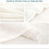 Generic 100% 10" 10" 6 Pack, Baby Washcloths, Made from Viscose from Bamboo - Ultra Soft Absorbent Newborn Bath Face